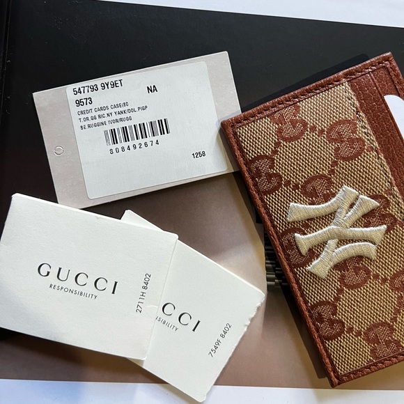 Gucci GG cardholder Yankee patch - Picture 4 of 4